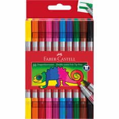 Faber-Castell Popisovače Fibre-Tip oboustranné 10 barevné