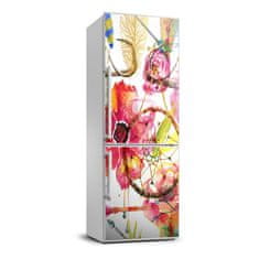 Wallmuralia Nálepka fototapeta Květiny styl boho 70x190 cm