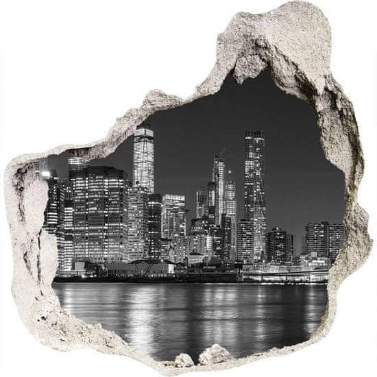 Wallmuralia Díra 3D foto tapeta nálepka Manhattan noc