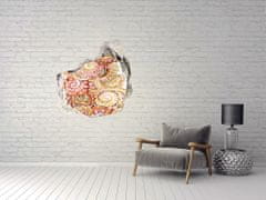 Wallmuralia Díra 3D foto tapeta nálepka Ornamenty 75x75 cm