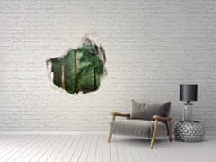 Wallmuralia Díra 3D foto tapeta nálepka Mlha v lese 75x75 cm