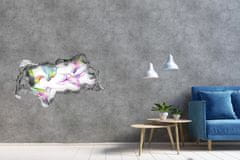 Wallmuralia Díra 3D foto tapeta nálepka Kolibříky 115x88 cm