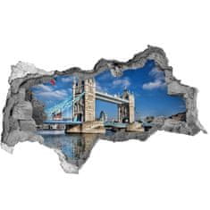 Wallmuralia Fototapeta díra na zeď 3D Tower bridge Londýn 115x88 cm