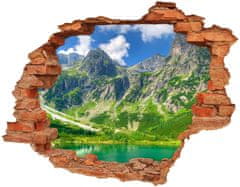 Wallmuralia Díra 3D foto tapeta nálepka Jezero v horách 120x93 cm