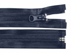 Kraftika 1ks 330 modrá tmavá voděodolný zip šíře 7 mm délka 70 cm