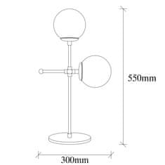 ASIR GROUP ASIR Stolní lampa MUDONI zlatá