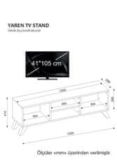 ASIR GROUP ASIR Televizní stolek YAREN bílá