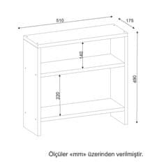 ASIR GROUP ASIR Odkládací stolek SILVANUS bílá