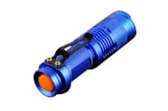 Northix LED svítilna CREE Ultrafire - modrá 