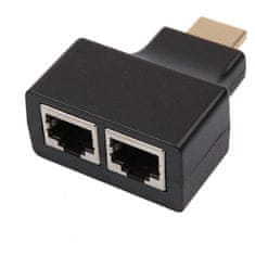 Northix 2x HDMI to RJ45 Dual Port Extender až na 30m 