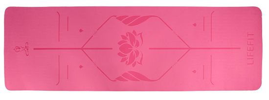 LIFEFIT Podložka YOGA MAT LOTOS DUO, 183x58x0,6cm