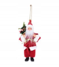 Koopman Přívěsek na vánoční stromeček Santa Claus 20 cm