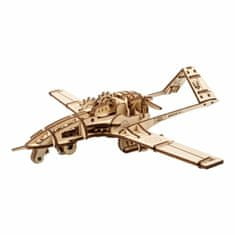 UGEARS 3d dřevěné mechanické puzzle bojový dron bayraktar