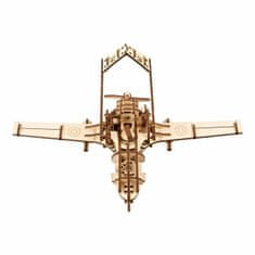 UGEARS 3d dřevěné mechanické puzzle bojový dron bayraktar