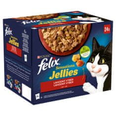 Felix SENSATIONS multipack lahodný výběr se zeleninou v želé 96x85 g