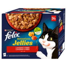 Felix SENSATIONS multipack lahodný výběr se zeleninou v želé 96x85 g