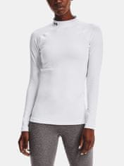 Under Armour Tričko UA CG Authentics Mockneck-WHT S