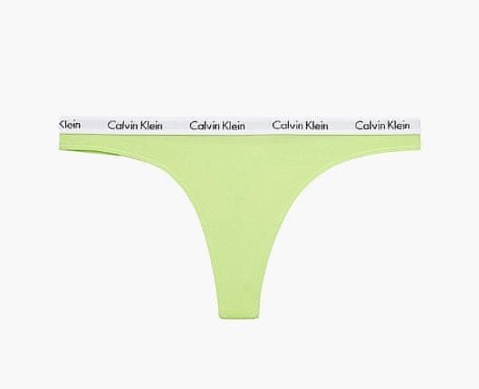 Calvin Klein Dámská tanga D1617E LT3 žlutá - Calvin Klein