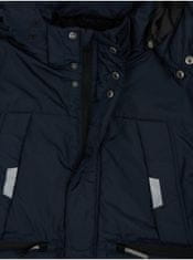 Tom Tailor Tmavě modrá klučičí zimní bunda s odepínací kapucí Tom Tailor 92-98
