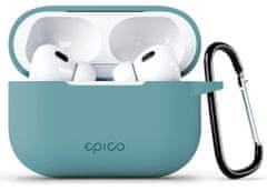 EPICO silikonové pouzdro pro Airpods Pro 2 s karabinou - zelené, 9911101500004