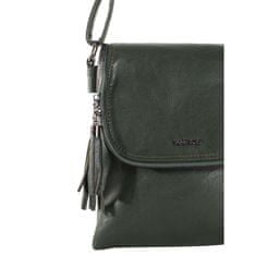 F & B Dámská kabelka se zipy CROSSBODY tmavě zelená OW-TR-5004-2_391077 Univerzální