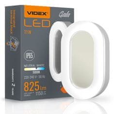 VIDEX Nástěnné svítidlo LED 11W 825lm 5000K Studená bílá