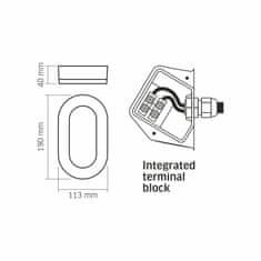 VIDEX Nástěnné svítidlo LED 11W 825lm 5000K Studená bílá