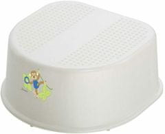 BabyDesign Rotho Bella Bambina "Step Stool" - Stupátko (Varianta: Sterntaler Anton - Opička (perl white))