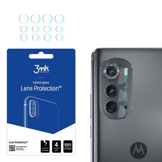 3MK 4x Sklo na kameru 3mk pro Motorola Edge 2022 - Transparentní KP22717