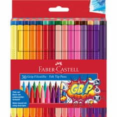 Faber-Castell Popisovače Grip 30 barevné