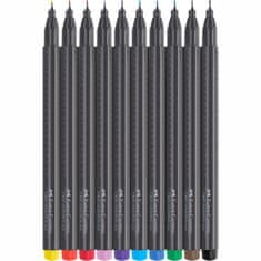 Faber-Castell Popisovače Grip Finepen 0,4 mm 10 barevné