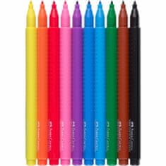 Faber-Castell Popisovače Grip 10 barevné