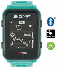 Sigma Pulsmetr iD.TRI BASIC Neon Mint 24210