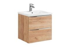 COMAD Comad Skříňka pod umyvadlo Capri Oak 820 2S, 60x57x46cm, dub zlatý - CAPRI OAK 820A FSC