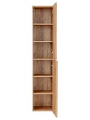 COMAD Comad Vysoká koupelnová skříňka Capri Oak 800, 170x35x33 cm, dub zlatý CAPRI OAK 800A FSC