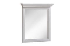 COMAD Zrcadlo v dřevěném rámu 65x76 cm Comad White 840, bílá PALACE WHITE 840 -60CM FSC