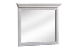 COMAD Zrcadlo v dřevěném rámu 76x85 cm Comad White 841, bílá PALACE WHITE 841 -80CM FSC