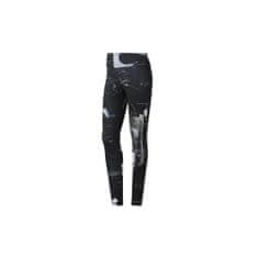 Reebok Kalhoty běžecké černé 164 - 169 cm/S Wor Aop Tight