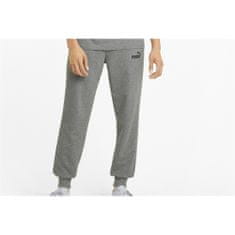 Puma Kalhoty na trenínk šedé 188 - 191 cm/XL Ess Logo Pants TR CL