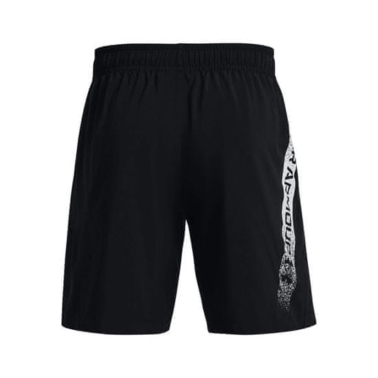 Under Armour Kalhoty černé 173 - 177 cm/S Woven Graphic Shorts