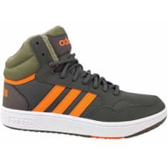 Adidas Boty grafitové 36 EU Hoops Mid 30 K