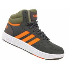 Adidas Boty grafitové 36 EU Hoops Mid 30 K