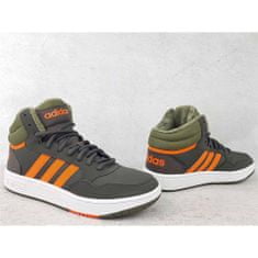 Adidas Boty grafitové 36 EU Hoops Mid 30 K