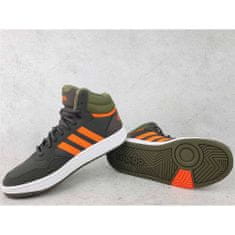 Adidas Boty grafitové 36 EU Hoops Mid 30 K