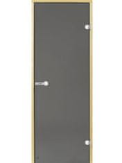HARVIA Dveře do sauny 7x19, šedé, 690x1890 mm, osika