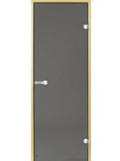HARVIA Dveře do sauny 9x19, šedé, 890x1890 mm, borovice
