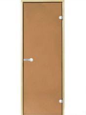 HARVIA Dveře do sauny 9x19, bronzové, 890x1890 mm, osika