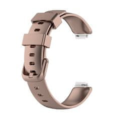 BStrap Silicone řemínek na Fitbit Inspire 2, rose gold