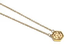 BeWooden Dámský náhrdelník Virie Necklace Hexagon zlatá One size