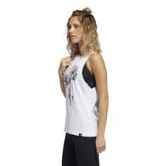 Adidas Dámské tílko Floral Tank W S Bílá